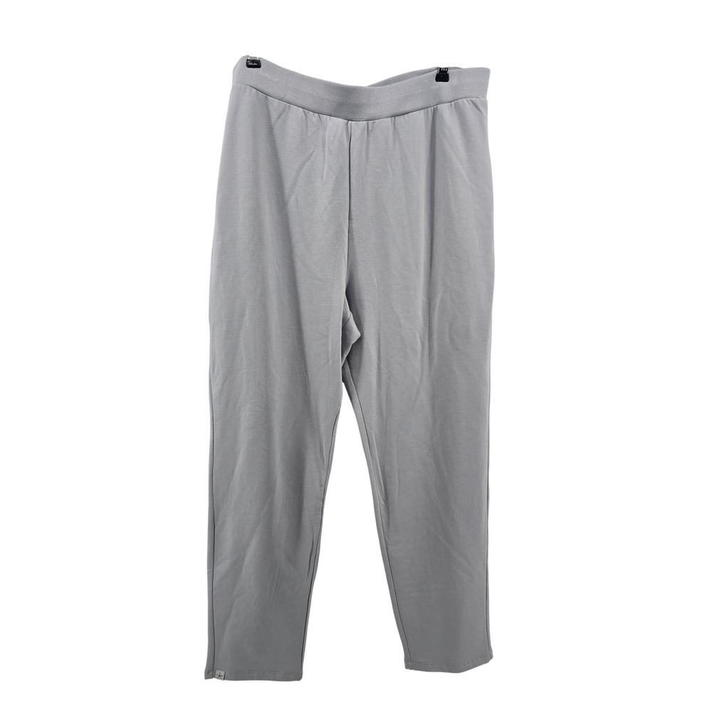 Barefoot Dreams Pants Womens XL Malibu French Terry Gray BDWNV22608 EUC